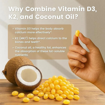 SMARTEX Vitamin D3 K2 10000 IU - SOFTGELS