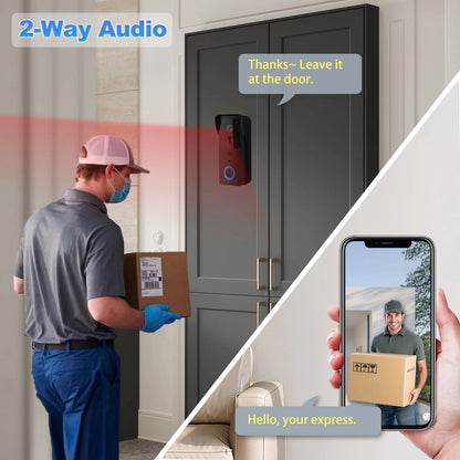 SMARTEX Wifi Video DoorBell - SMART WIRELESS