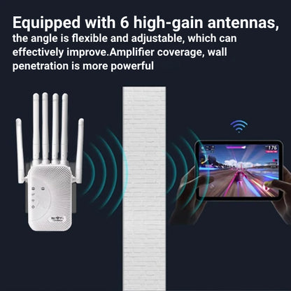 SMARTEX 1200Mbps WiFi Repeater - Dual Band Wireless