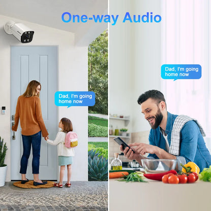 SMARTEX 4K 8MP IP Camera Audio Outdoor - Night Vision