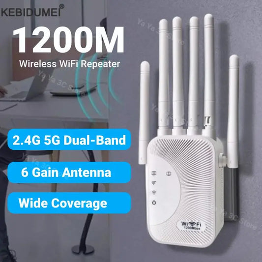 SMARTEX 1200Mbps WiFi Repeater - Dual Band Wireless