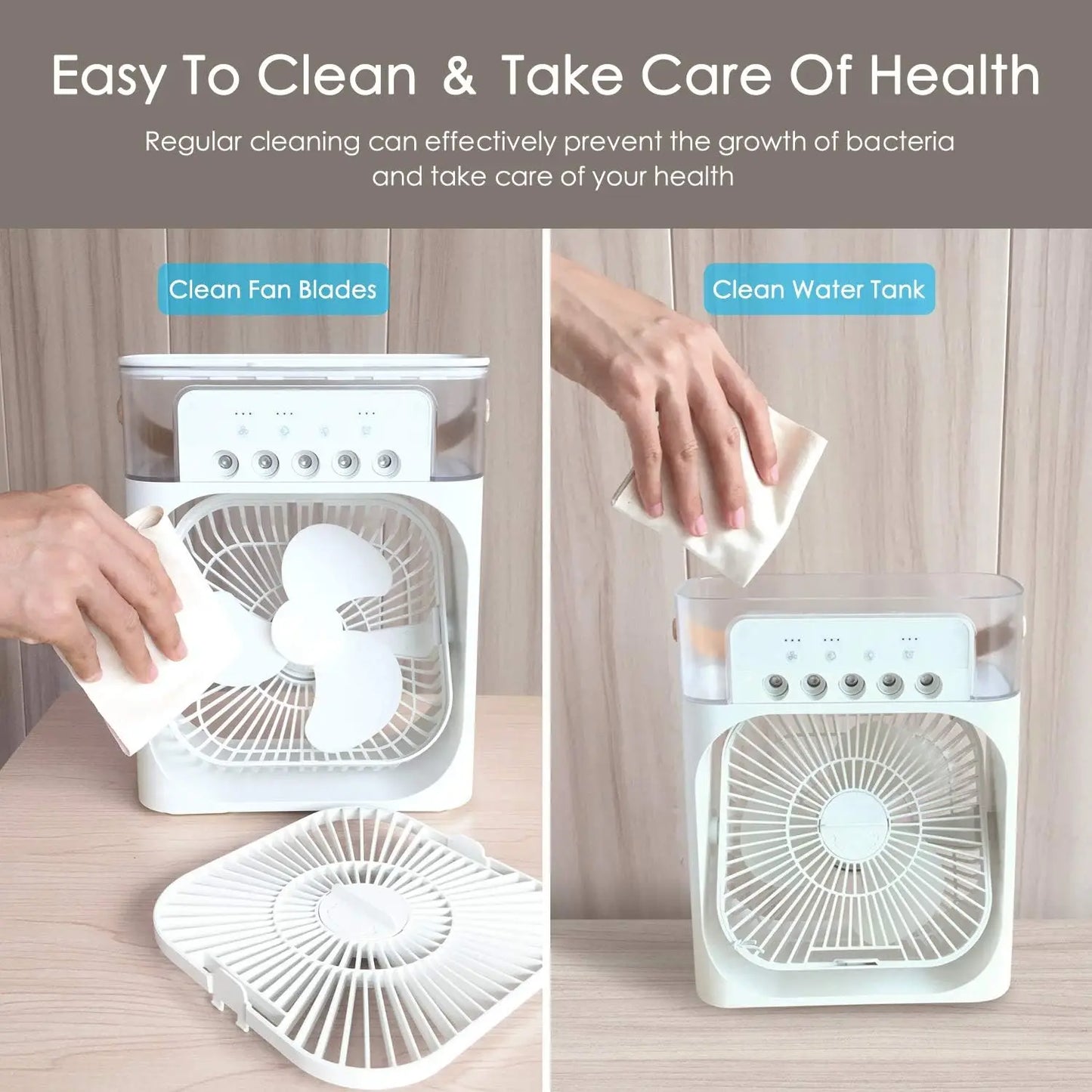 SMARTEX Portable FAN Air Conditioner - USB AirConditioner LED