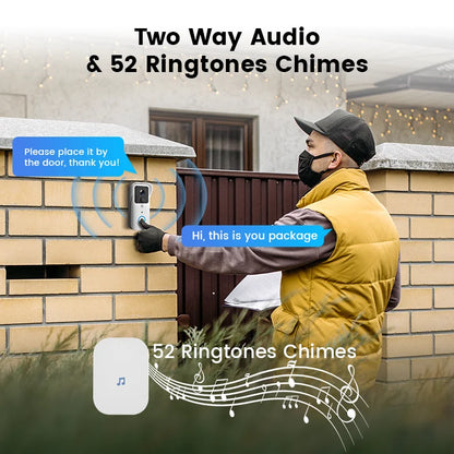 SMARTEX Wifi Video DoorBell - SMART WIRELESS