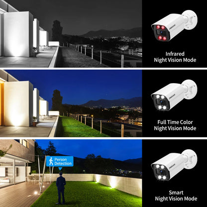 SMARTEX 4K 8MP IP Camera Audio Outdoor - Night Vision